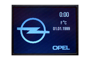 Opel Vectra B - Repariertes CID-Display